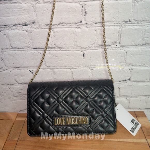 Love Moschino Crossbody Bag Wallet On Chain - Picture 1 of 10